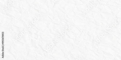 Minimal crumbled and grainy White Paper Texture with Subtle Fibers, Gentle Grain Patterns, and Soft Natural Surface Details, White blank crumpled paper texture background with grainy stains.