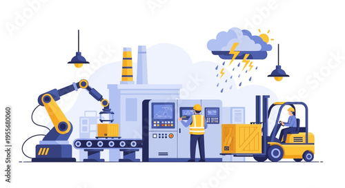 Factory Automation, Logistics & Supply Chain Resilience Amidst Changing Weather Conditions