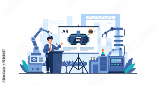 Augmented Reality & Robotics Presentation for Smart Factory Automation