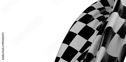 Black and white checkered f...