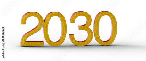 Bold 2030 illustration in v...
