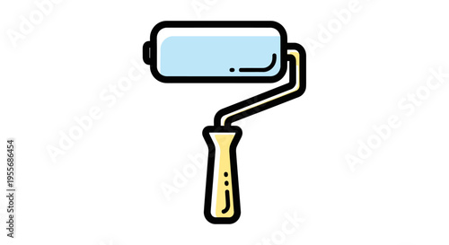 Paint Roller with Handle Tool.