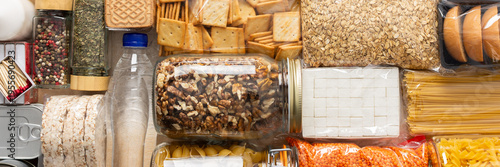 Photos Essential home food stock for military operations and crises and for the period