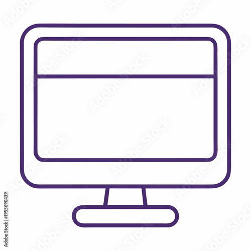 A sleek computer monitor with vibrant display, sharp resolution, and slim design, perfect for work, gaming, or entertainment with crisp visuals and rich colors.
