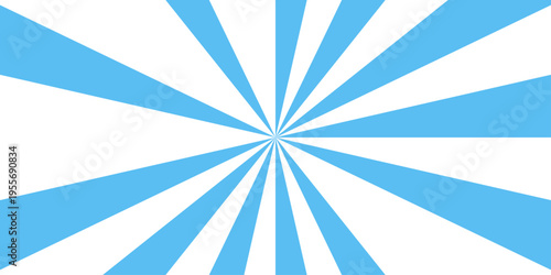 Gradient white and blue vintage illustration vector sunshine texture. 
Sunburst beam light vintage shine and graphic summer explosion pattern. Sunburst background vector illustration pattern beam rays