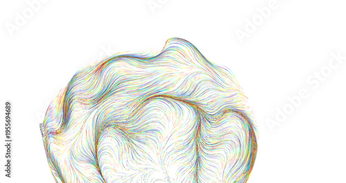 Abstract design of flowing ...