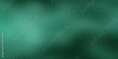 Vector green foil texture background. Abstract gradient, bright and shiny light reflections on a rough textured surface.