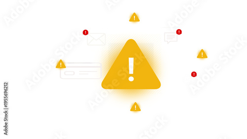 Scam Alerts and Cybersecurity Warnings Shown on a Smartphone While Man Checks Messages at Home. Digital Fraud, Phishing Attacks, Data Breaches, Cyber Attack, Ai Threat and Mobile Malware Threats