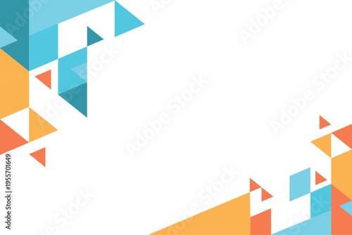 Free Download Geometric triangle pattern modern abstract background design - GFXLoad