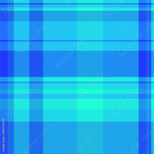 Tie pattern tartan background, textured check seamless fabric. Checked plaid texture textile vector in bright and blue colors.
