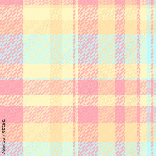 Stroke plaid background check, overlay fabric vector textile. Upscale seamless tartan texture pattern in light and red colors.