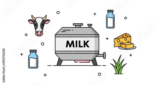 Milk Tank Dairy Farm Equipment.