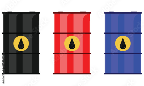 Crude Oil Barrel Industrial Oil Drum Gasoline Petrol Diesel Petroleum Fuel Energy