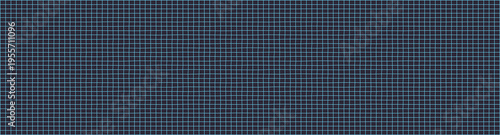 Vibrant blue grid lines create a geometric pattern on a dark backdrop, evoking a futuristic feel.