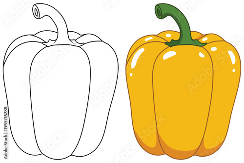 Pepper serves as a fresh organic red vegetable for healthy cooking and natural nutrition