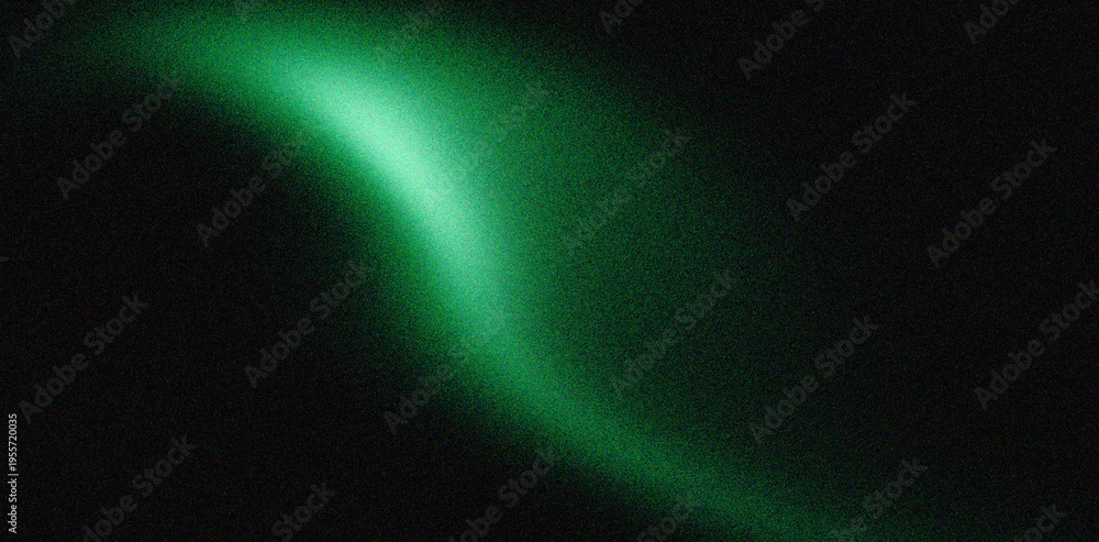 Fototapeta premium green smooth light wave abstract background
