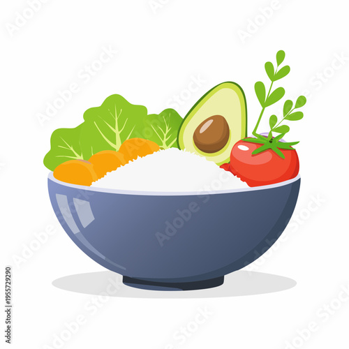 Minimalistische Buddha Bowl