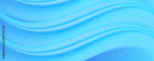 Blue waves with a fresh aroma. Waves showing a stream of clean fresh air. Vector illustration.