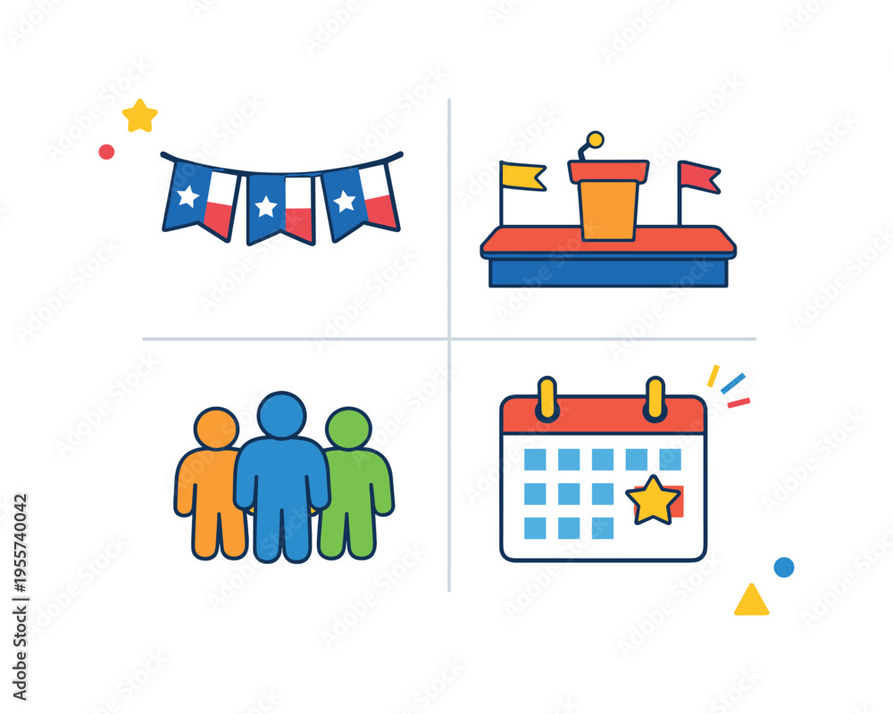 Fototapeta premium Public event organization and community engagement theme centered on regional celebration planning and coordinated participation in local gatherings and institutional programs