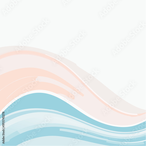 Abstrakter Hintergrund mit weichen Wellenlinien