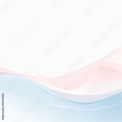 Abstrakter Hintergrund mit weichen Wellenlinien