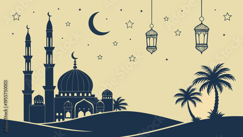 silhouette of mosque in abu dhabi