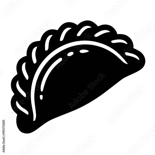 icon empanadas illustration vector