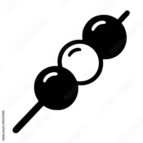 vector illustration of a Dango icon
