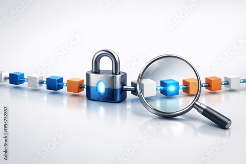 Network security with padlock and user access control