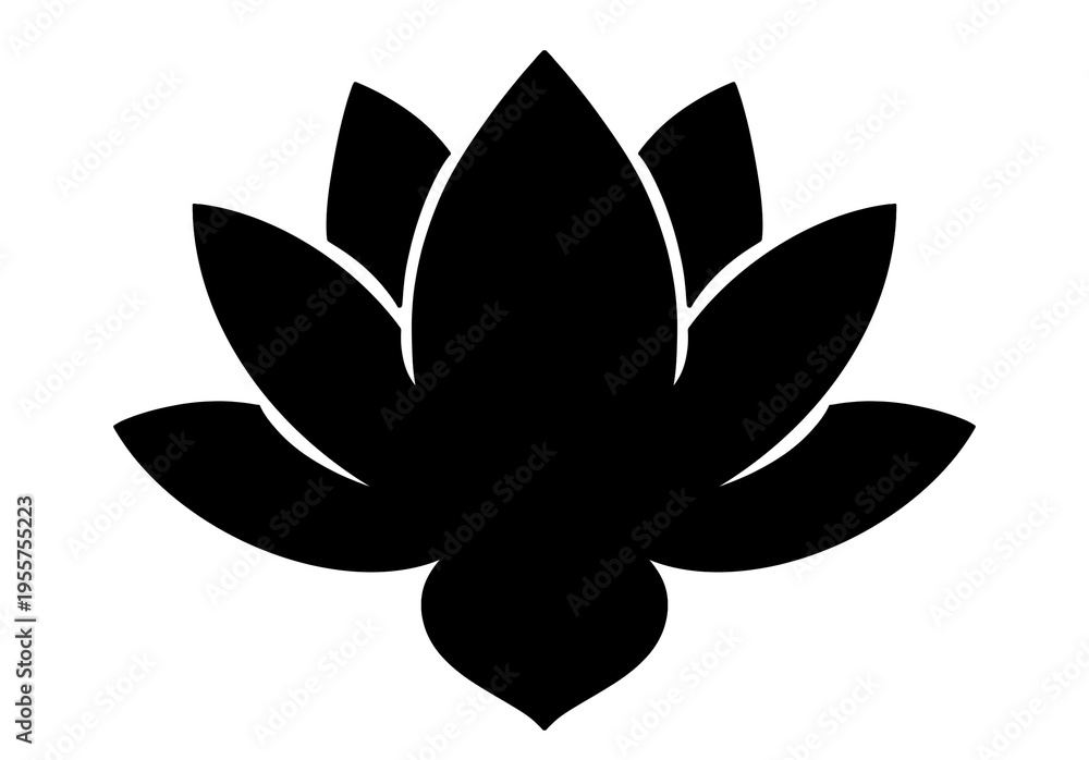 Fototapeta premium Vector set of blooming flowers and plants