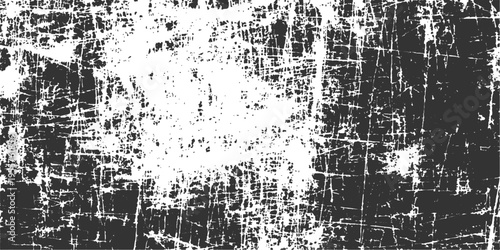 Vintage black vector illustration featuring an abstract grunge texture design with a seamless paint pattern and an old paper border frame for a concept wallpaper