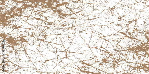 Vintage grunge wallpaper design featuring frost textured winter tree branches and grass in the wind over a rough cold snow surface backdrop