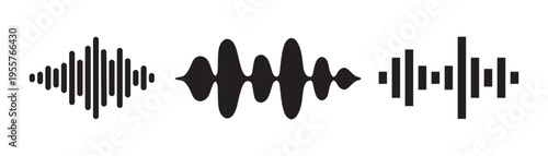 Sound wave pattern graphic
