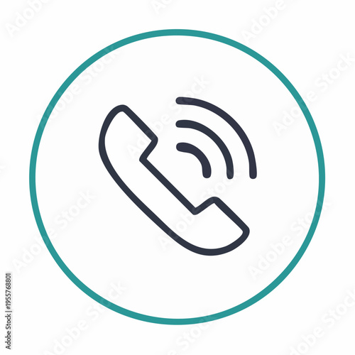 Telefon Icon minimalistisch