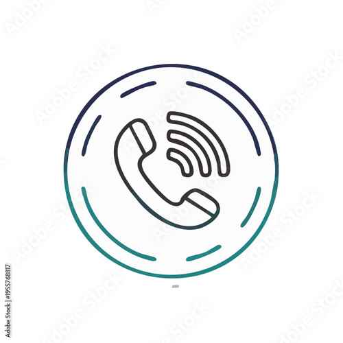 Telefon Icon minimalistisch