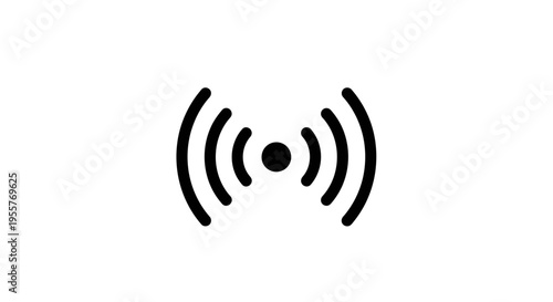 Wifi Signal Icon for Wireless Connectivity and Internet