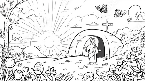 Sun shines bright over Easter hill