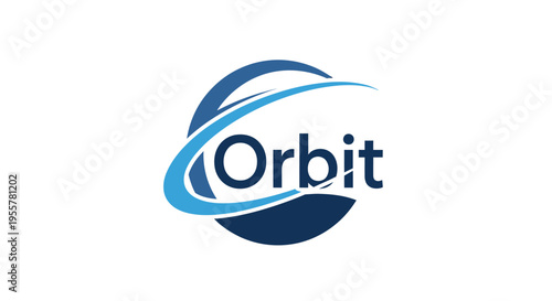 Orbit company logo design.