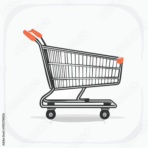 Warenkorb Icon E-Commerce minimal