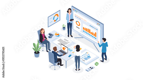 A cheerful woman is working on a laptop, exuding a positive and productive atmosphere. Ideal for illustrating remote work, digital lifestyle, or onlin