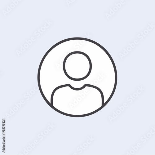 Benutzer Icon Profil minimalistisch