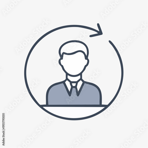 Benutzer Icon Profil minimalistisch