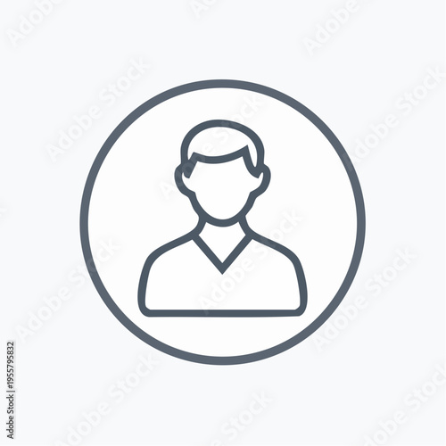 Benutzer Icon Profil minimalistisch