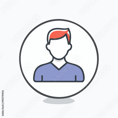 Benutzer Icon Profil minimalistisch