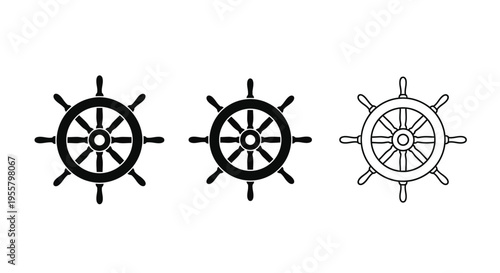 Black golf cart illustration with a bold striking silhouette