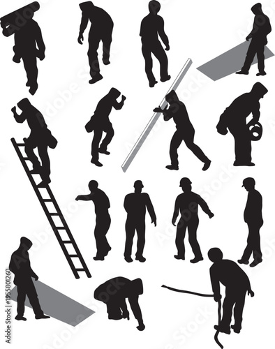 OUVRIERS EN MONTAGE.eps