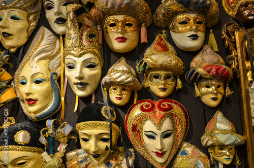 Obraz na płótnie Venetian mask, an inseparable symbol of the Venetian carnival