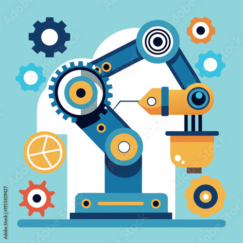 modern industrial technology concept,