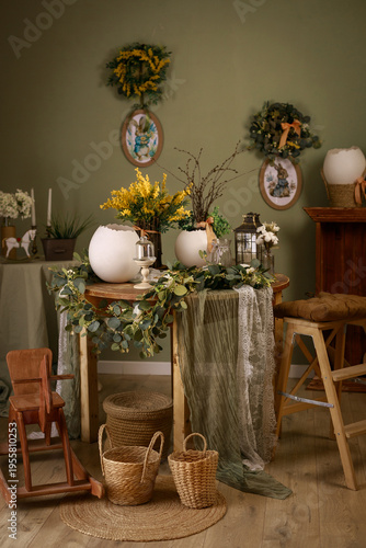 old fashioned dining room