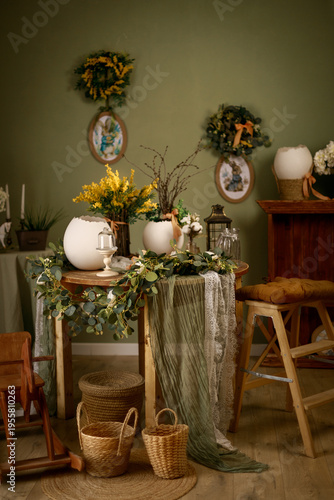 vintage kitchen interior